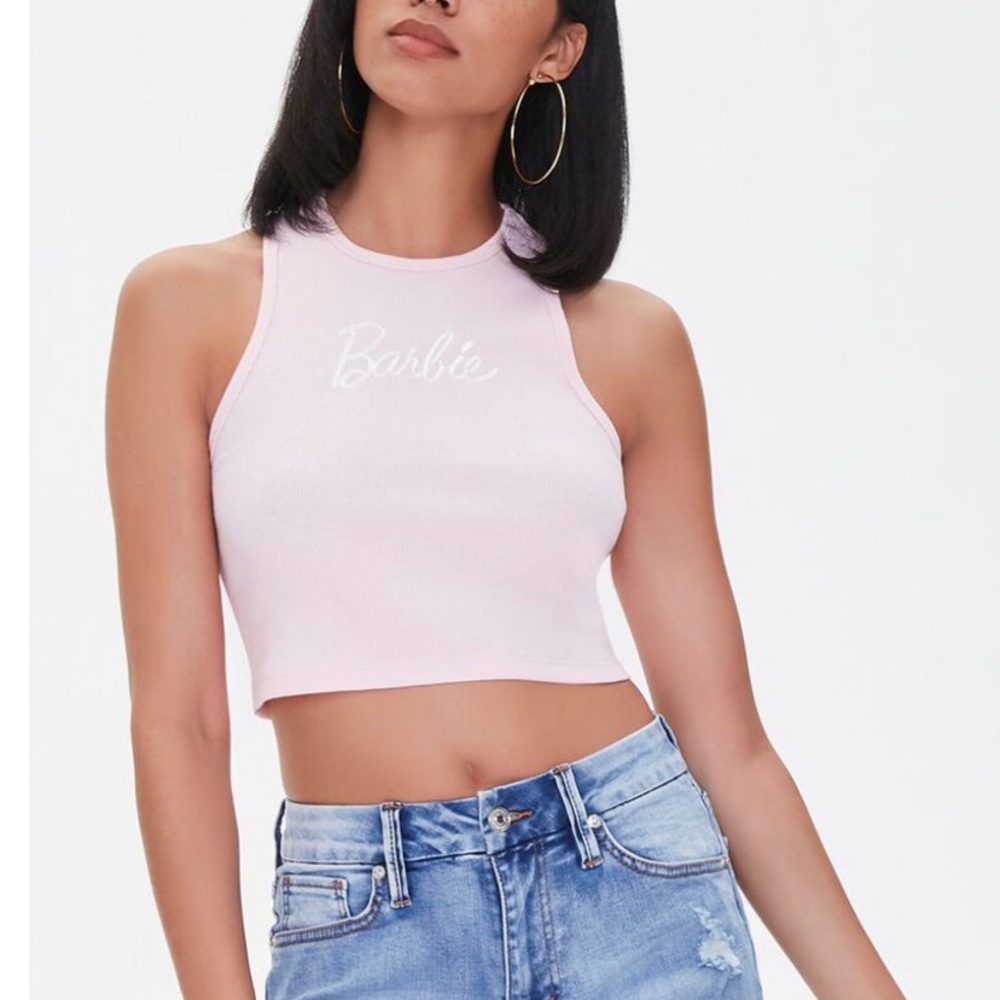 Barbie 💕 Embroidered Tank Top